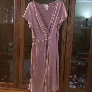 Cute Stripe Maternity Dress, Sz. L